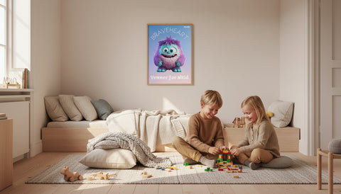 Braveheart plakat - Venner for altid 50x70 cm.