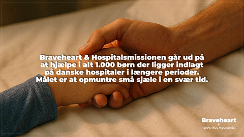 Plakat Hospitalsmissionen - Del din styrke! Støt en smuk sag 💚