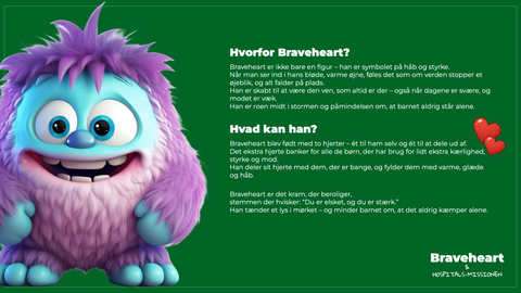 Plakat Hospitalsmissionen - Del din styrke! Støt en smuk sag 💚