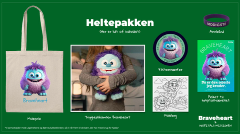 Plakat Hospitalsmissionen - Del din styrke! Støt en smuk sag 💚