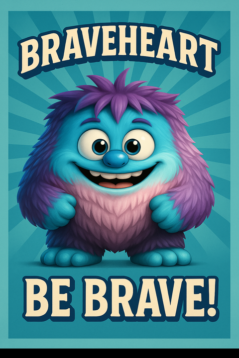 2 x Braveheart posters for the children's room