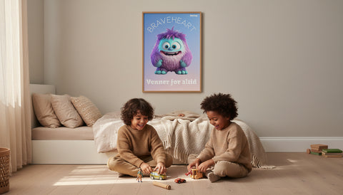 Braveheart plakat - Venner for altid 50x70 cm.