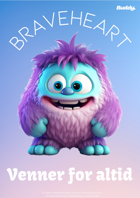 Braveheart plakat - Venner for altid 50x70 cm.