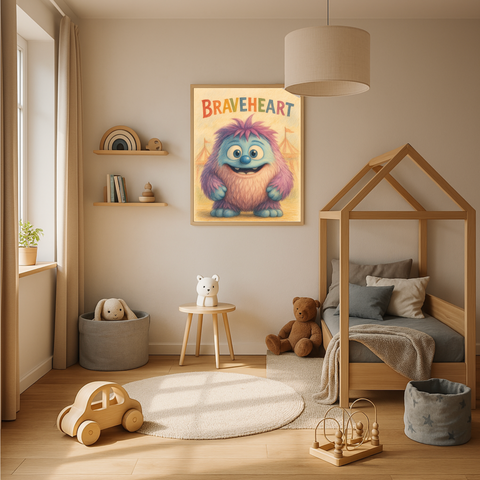 2 x Braveheart posters for the children's room